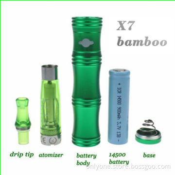New Collection X7 Bamboo E Cigarette Best Quality Assurance China Factory